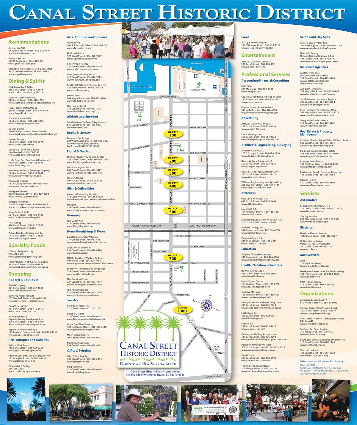 Map And Guides Canal Street Historic District