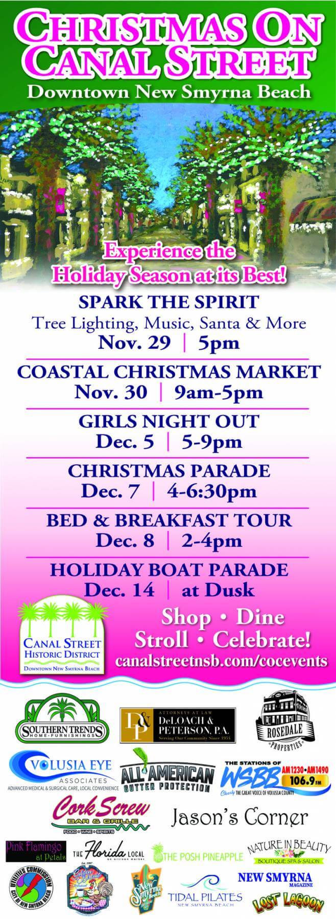 Coastal Christmas Market - Canal Street Historic District