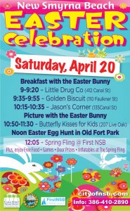 Easter Celebration City of NSB 2019 @ Noon Easter Egg Hunt