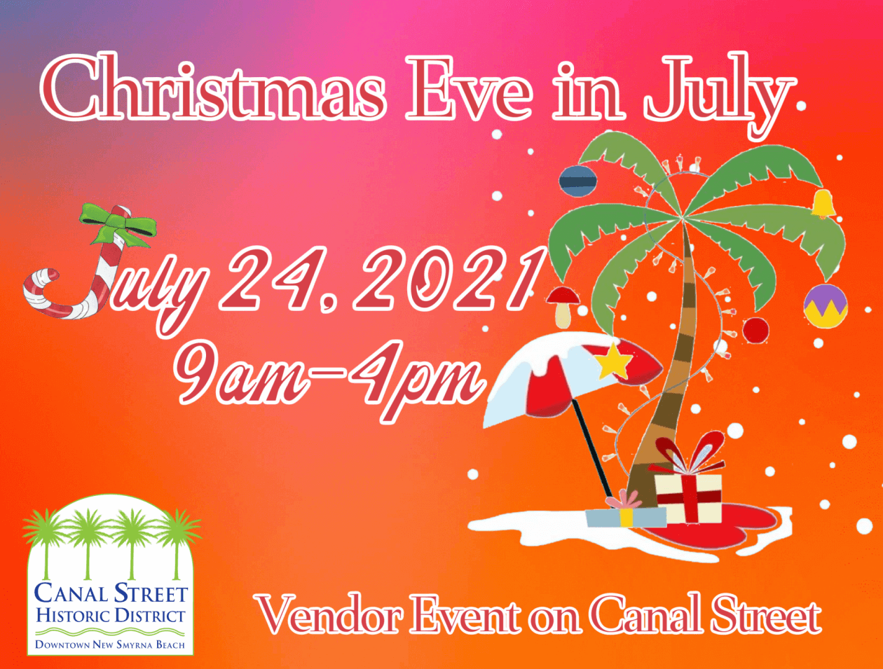 Christmas Eve in July Canal Street Historic District