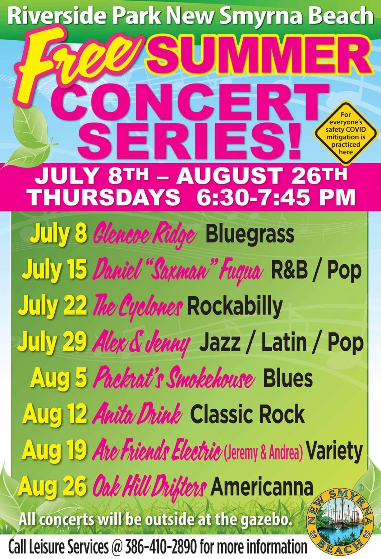 Summer Concert Series Canal Street Historic District